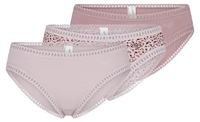 Immagine prodotto di Slip Sloggi da donna, confezione da 3 - GO Crush Mini C3P, pantaloni, cotone elasticizzato Rosa M