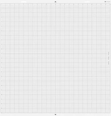 Produktbild von Silhouette CUT-MAT-24X24, Schneidmatte, Schwarz, Weiß, Silhouette CAMEO 4 Pro, 609,6 mm, 609,6 mm