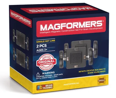 Produktbild von MAGFORMERS magnetisches Spielzeug Räder Set - 2 Stück - Bauzubehör