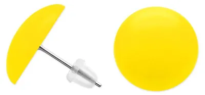 Produktbild von Runde Ohrstecker Ø ca. 16mm in der Farbe  - gelb