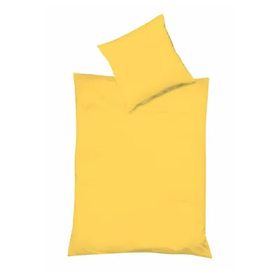 Produktbild von liebling Halbleinen Bettwäsche 200 x 200 + 2 x 80 x 80 cm, Farbe lemon, Bettbezug aus 50% Leinen & 50% Baumwolle, kühlend & atmungsaktiv