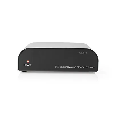 Produktbild von Nedis Entzerrer Vorverstärker - Audio- / Video- / Dateneingänge: 1x RCA - Audio- / Video- / Datenausgänge: 1x RCA - 2 Kanäle - Drehscheibe / Phono - Automatik - Schwarz