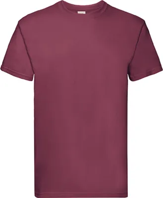 Produktbild von Fruit of the Loom 61-044-0 | Super Premium Herren T-Shirt - Farbe: Burgundy - Größe: M