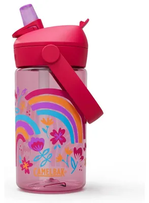 Zdjęcie produktu dla CamelBak Thrive Flip Straw Kids, 400 ml, Codzienne użytkowanie, Jasnoróżowy, Różowy, Tritan, Dziecko, Chłopak, dziewczyna