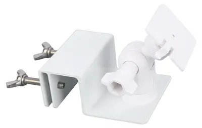 Immagine prodotto di Supporto regolabile per pannelli solari da installare sul tetto - Staffa in alluminio con rotazione a 360° (bianco)