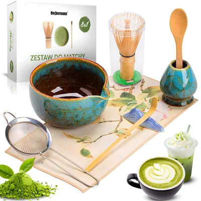 Zdjęcie produktu dla Zestaw do herbaty Matcha 8w1 Fuji