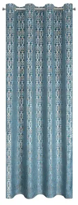 Obrázek produktu pro Eurofirany 388503, Sheer, Modrá, Vzorovaný, Polyester, Průchodka, 200 g/m²