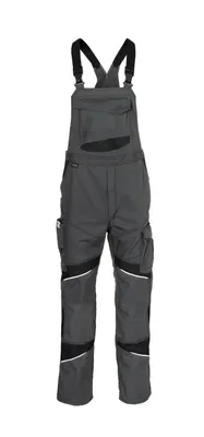 Produktbild von Kübler Activiq Baumwolle+ Latzhose anthrazit/schwarz Gr. 48