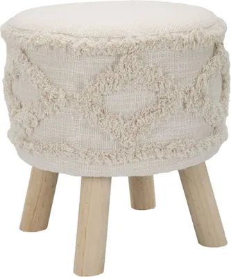 Image de Mauro Ferretti tabouret Damaskus Ø 35x40 cm naturel