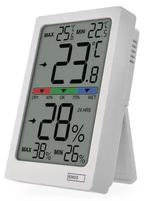 Obrázek produktu pro EMOS Digitální vnitřní teploměr s vlhkoměrem E0558