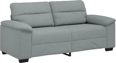Produktbild von vidaXL 2-Sitzer-Sofa Hellgrau 180x81x84 cm Stoff