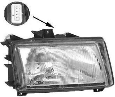 Immagine prodotto di VAN WEZEL Faro destro per furgone VW Caddy II (9K9A) 5826962