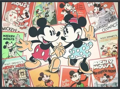 Immagine prodotto di 500-piece Mickey Memories puzzle. Disney. Adults and children. ages 12 and up. 12000969. Nathan