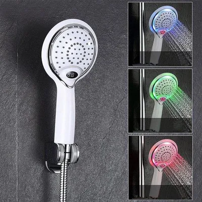 Immagine prodotto di Soffione doccia a LED con regolatore di temperatura a 3 colori