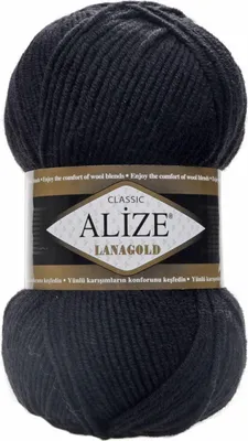 Produktbild von Alize Lanagold Strickgarn 51% Polyacryl 49% Wolle 240m/100g Nadelstärke 4-6mm