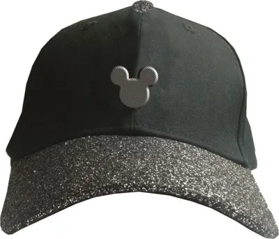 Produktbild von Mickey Mouse Cap Uni Glitter Mickey Logo schwarz Standard
