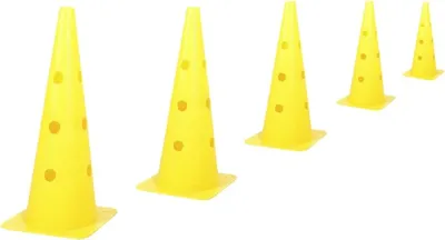 Produktbild von Kerbl 2-in-1 Agility Pylonen-Hürden Set Gelb 81994
