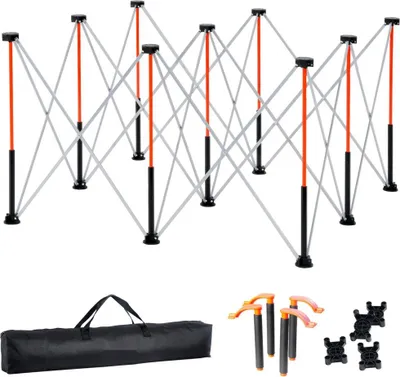Produktbild von Tragbarer Klappbarer Montageständer 1264x1264x733mm mit Aufbewahrungstasche - Robuster Werkzeugständer