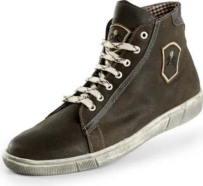 Produktbild von MADDOX Trachten Leder Schuhe Hohe Sneaker "Marinus" | Bernstein Größe (EU): 40