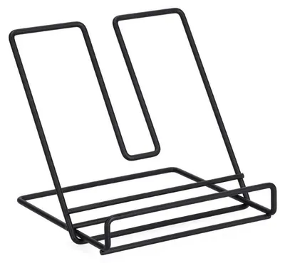Produktbild von Zeller Kochbuchständer Metall schwarz, ca. 20x18x20,5 cm, stabil, für Kochbücher, Tablets & Smartphones