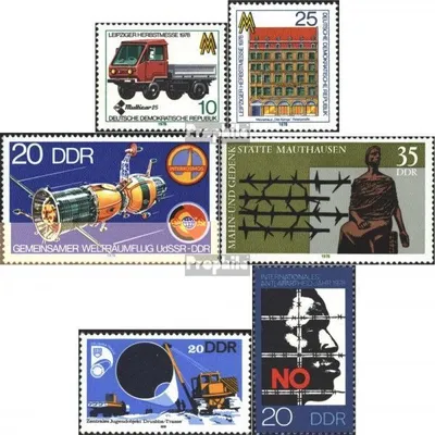 Produktbild von Briefmarken DDR 1978 Mi 2353-2354,2355,2356, 2368,2369 (kompl.) gestempelt Leipziger Herbstmesse