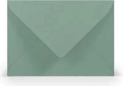 Produktbild von RÖSSLER 16400567 Briefhülle Paperado - C6, 100 g/qm, eucalyptus gerippt, Seidenfutter