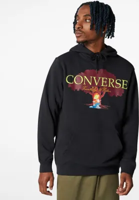 Immagine prodotto di Felpa con cappuccio Converse Tree Of Life nero S