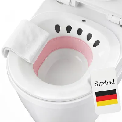 Productafbeelding van Zitbad Ergonomisch Ontwerp - Opvouwbaar - Verzorging voor Intieme Hygiëne - Geschikt voor de meeste Toiletten - Hoogwaardige Materialen - Hygiënisch en Ruimtebesparend - Bidet