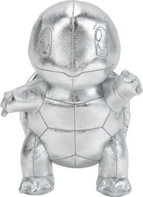 Produktbild von Pokemon 25 Jahre - Schiggy Silber Plüsch 20 cm