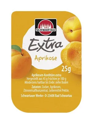 Obrázok produktu pre SCHWARTAU 3006125 SCHWARTAU Extra Aprikose Konfitüre, 100 St.