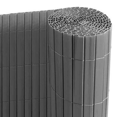 Produktbild von RIBELLI PVC Sichtschutzmatte mit Steg Anthrazit – extra stabil – 4 Meter / 120 cm