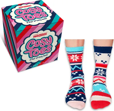 Produktbild von Schneeflocken Oddsocks Kuschelsocken in 37-42 im Paar