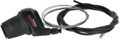 Produktbild von Shimano Nexus Schaltgriff Drehgriff 7 Gang mit Anzeige inkl. Zug & Schraube