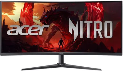 Produktbild von Acer NITRO XZ0 XZ340CURW0bmiiphx, 86,4 cm (34"), 3440 x 1440 Pixel, Wide Quad HD, LCD, 5 ms, Schwarz