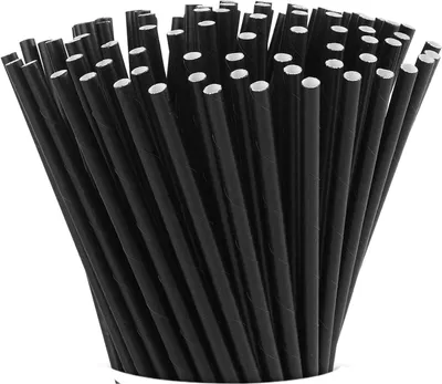 Imagen del producto de Pajitas para cócteles - Pajitas de papel  - Pajitas de papel para eventos, ideales para bodas, cumpleaños y fiestas - Decoración para cócteles