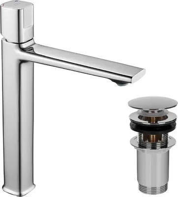 Immagine prodotto di Miscelatore per lavabo a colonna LAVEO Tores, alto, cromo