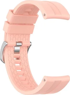 Produktbild von BStrap Silicone Cube Armband für Huawei Watch GT 42mm, sand pink