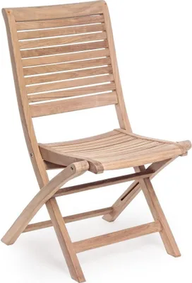 Produktbild von 2er Set Stühle 50 x 59 x 91 cm Teakholz Garten Balkon Terrasse Loungemöbel Neu