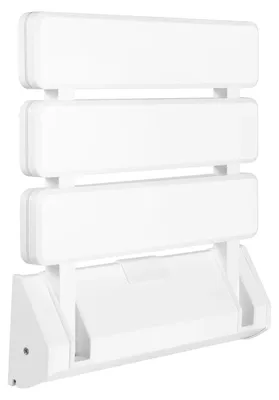Produktbild von Klappbarer Duschsitz, Wandmontage, Langlebiges Design, WEISS