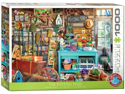Immagine prodotto di Eurographics Puzzle Gartenlaube, Gärtnerei, 1000 Teile, 68 x 48 cm, 6000-5346