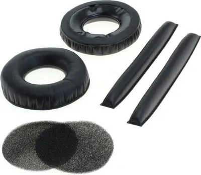 Produktbild von Ohrpolster Set Kunstleder passend für Sennheiser HD25, HD25-1 II, PC150, PC151, PC155