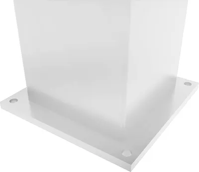 Produktbild von Pfosten EIFEL 15x15cm aluminium H.166cm matt weiß