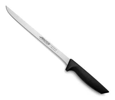 Immagine prodotto di Coltello da prosciutto Arcos Nizza 135600 coltello in acciaio inox nitro e polipropilene mango con lama da 24 cm in confezione blister