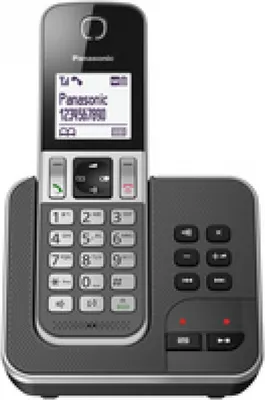 Obrázok produktu pre Panasonic KX-TGD320FRG, DECT telefón, Káblový handset, Hlasitý odposluch, 50 položky, ID volajúceho, Šedá