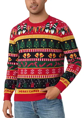 Produktbild von Lustiger Weihnachts-Pullover für Herren
