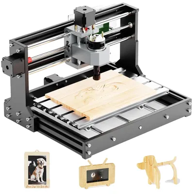 Immagine prodotto di Macchina CNC per incisione, area di lavoro 300 mm x 180 mm x 45 mm, precisione di incisione 0,01 mm, supporta il software GRBL, compatibile con Windows XP / 7 / 8 / 10, peso 7 kg