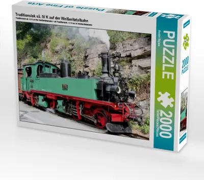 Produktbild von Calvendo Traditionslok sä. IV K auf der Weißeritztalbahn 2000 Teile Puzzle quer 900x670mm, Bujara André; 7408486