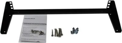 Produktbild von StarTech.com 19 Zoll 1HE vertikales Wandmontage-Rack aus Stahl, Schwarz