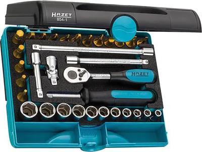 Imagen del producto de HAZET 854-1 HAZET Steckschlüssel-Satz 854-1 33-teilig