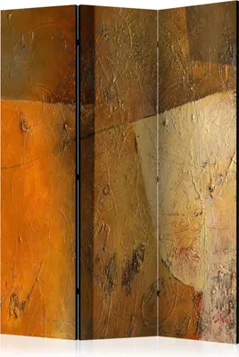 Immagine prodotto di Schermo monofacciale Astrazioni 135x172 cm 3 parti marrone